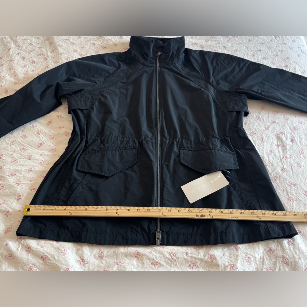 Athleta Westerley Jacket Women's L Black Water Resistant Wind Resistant NWT - Picture 16 of 16